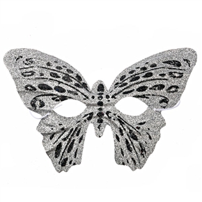 BuySKU67986 Stylish Butterfly Style Masquerade Mask for Halloween /Parties /Costume Balls (Silver)