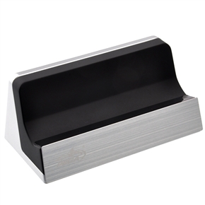 BuySKU66479 Stylish Desktop Stand Holder for PlayStation Vita (Black & Silver)