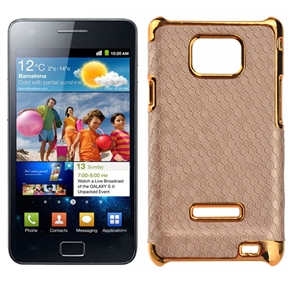 BuySKU65763 Stylish Football Pattern Skin Hard Protective Back Case Cover for Samsung Galaxy SII /I9100 (Golden)