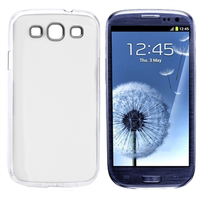 BuySKU65472 Stylish Hard Metal Protective Back Case Cover for Samsung Galaxy SIII /I9300 (White)