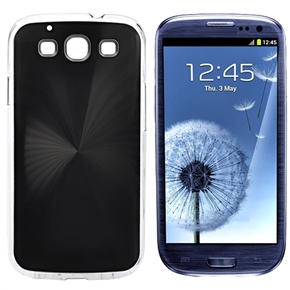 BuySKU65490 Stylish Spider Pattern Hard Metal Protective Back Case Cover for Samsung Galaxy SIII /I9300 (Black)