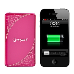 BuySKU63255 Sunyart 4000mAh Emergency Charger /Mobile Power Source Power Bank for Nokia iPhone Samsung HTC iPad iPod (Rose)