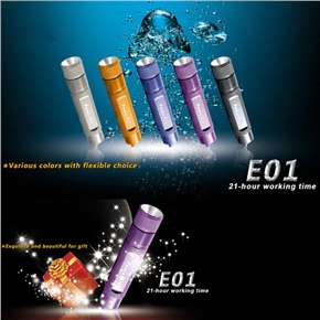 BuySKU63477 Super Bright Portable FENIX E01 LED Flashlight (Purple)