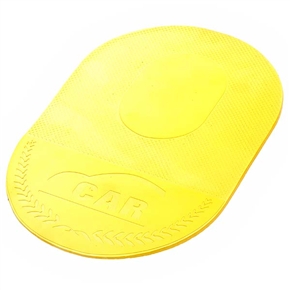 BuySKU59446 Super Sticky Silicone Car Anti-slip Mat Anti-skid Pad - 18*12cm (Translucent Yellow)