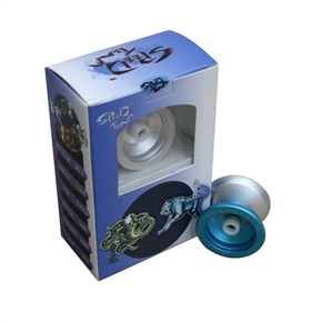 BuySKU60224 Super YOYO Ball Genuine Korea Speedteam Metal Yo-yo with Seiryuu and Tiger Pattern (Blue & Silver)