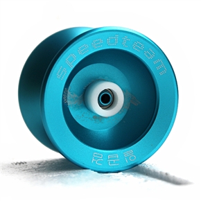 BuySKU60241 Super YOYO Ball Genuine Korea Speedteam Metal Yo-yo with Water Wolf Pattern (Blue)
