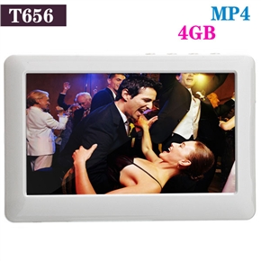 BuySKU66365 T656 4.3 Inch TFT-LCD Touchscreen 4GB Multi-media Player with YPBPR Jack/ TF Slot /FM Radio /Games (White)