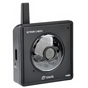 BuySKU65615 TENVIS MINI319W Computer /Phone Monitored Wireless /Wired Mini IP Camera with WiFi 2 Way Audio Night Vision (Black)