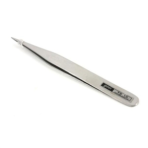 BuySKU61962 TS-10 Standard 120mm-Length Stainless Steel Fine Tip Straight Tweezers Forceps (Silver)