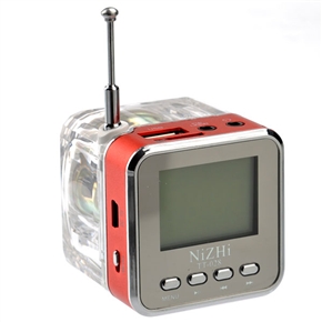 BuySKU66370 TT-028 Portable Mini Multimedia Speaker with FM Radio /LCD screen /SD Slot /Line-In /USB Jack