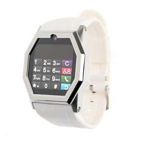 BuySKU64266 TW520 Single SIM Quad Band 1.5-inch Touch Screen Watch Cell Phone with Silicone Band /Camera /Bluetooth /Java /MP3 /MP4