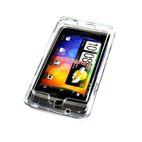 BuySKU33325 Transparent Cell Phone Crystal Plastic Protective Cover for HTC G2/Desire Z