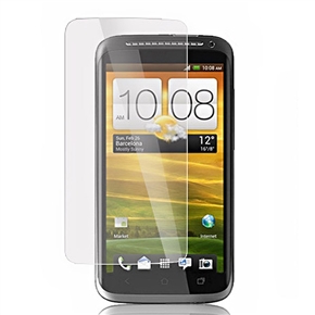 BuySKU64449 Transparent LCD Screen Protector Screen Guard Film with Cleaning Cloth for HTC One X