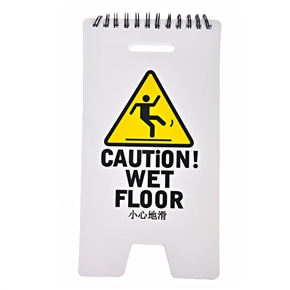 BuySKU62126 Trendy Notepad Notebook Scratchpad - Caution! Wet Floor
