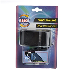 BuySKU60117 Two-Way Portable Car Cigarette Lighter Socket Splitter