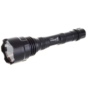 BuySKU63891 UF-1500L SST-50 5-Mode 1100-Lumen Memory LED Flashlight Torch with White Light (Black)