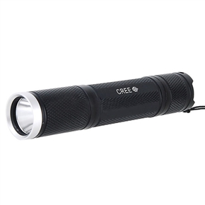 BuySKU63801 UF-2100 CREE XM-L T6 1 Mode 1000LM LED Flashlight with Aluminum Alloy Body (Black)