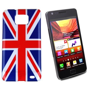 BuySKU57679 UK Flag Pattern Hard Plastic Protective Back Case for Samsung Galaxy SII /i9100