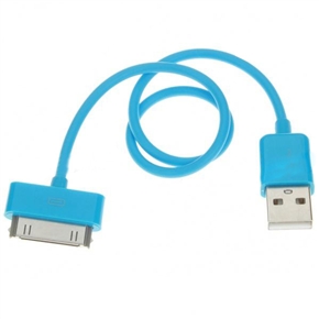 BuySKU60605 USB 2.0 Data Cable Charging Cable for iPad/ iPod/ iPhone (Blue)