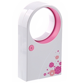 BuySKU65610 USB /Battery Powered Mini Bladeless Air Condition Fan (Pink)