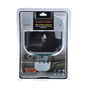 BuySKU60122 USB Cigarette Lighter Car Adapter(WF-0032)