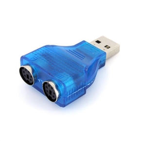 BuySKU67870 USB to PS/2 Adapter (Green)