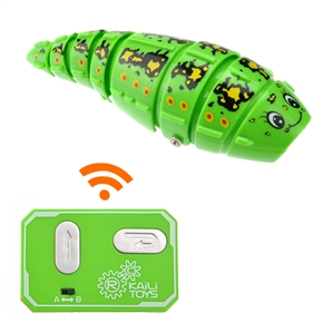 BuySKU65643 Ultra-high Agility Remote Control Super-cute Caterpillar Toy Educational Toy for Children (Green)