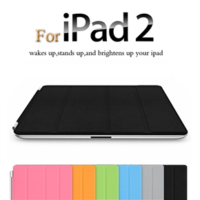 BuySKU63958 Ultra-thin High Imitated Leather Pouch Protective Case Skin Cover for iPad 2 (Black)
