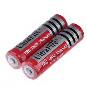 BuySKU62830 UltraFire 18650 3000mAh 3.7V Rechargeable Li-ion Battery (Red)