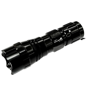 BuySKU63440 UltraFire 501A 3.7V 1-mode Aluminum Yellow Light Xenon Flashlight Torch (Black)