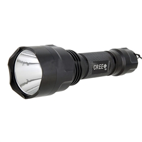 BuySKU63400 UltraFire C8 Cree Q5 1-LED 1-Mode 260-Lumen White Light LED Flashlight with 18650 Battery&Charger (Black)