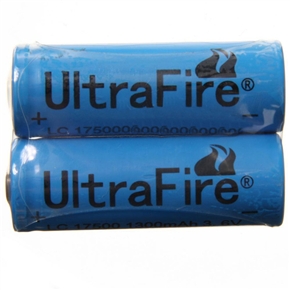 BuySKU63734 UltraFire LC 17500 3.6V 1300mAh Rechargeable Li-ion Battery (2 pcs/set)