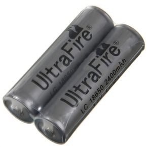 BuySKU63731 UltraFire LC 18650 3.7V 2400mAh Protected Rechargeable Li-ion Battery (2 pcs/set)