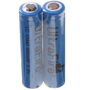 BuySKU63746 UltraFire LC10440 3.6V 500mAh Rechargeable Li-ion Battery (2 pcs/set)