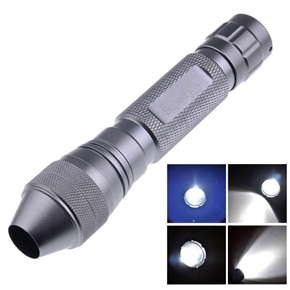 BuySKU63711 UltraFire WF-501N 9V White Light 200-Lumen Detecting Jade Xenon Flashlight (Silver)