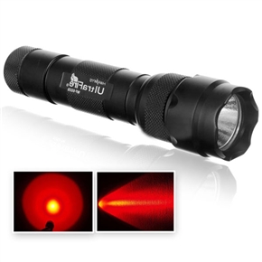 BuySKU63402 UltraFire WF-502B Cree 1-Mode 1-LED 210-Lumen Red Light LED Signal Flashlight Torch (Black)