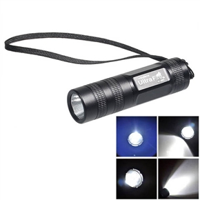 BuySKU63709 UltraFire WF-602C Cree Q5 180-Lumen White Light LED Flashlight Powered by 1*16340 Battery (Black)
