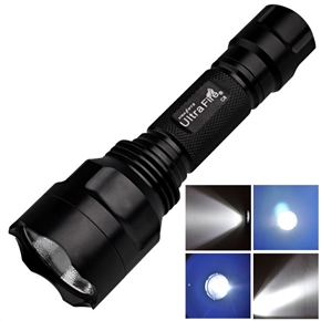 BuySKU63509 Ultrafire C8 Cree XP-G R5 5-Mode 300Lumens LED Flashlight (Black)