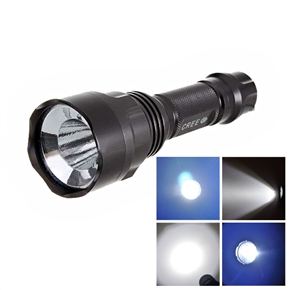 BuySKU63508 Ultrafire C8 Cree XP-G R5 5-Mode 300Lumens LED Flashlight (Grey)
