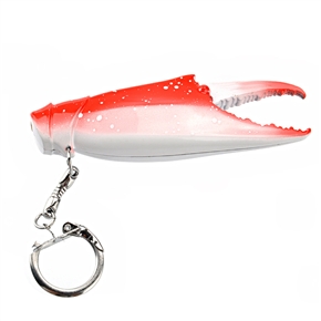 BuySKU67356 Unique Crab Clamp Shaped Refillable Butane Cigarette Cigar Lighter with Key Ring
