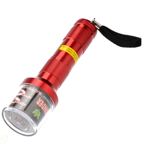 BuySKU67847 Unique Flashlight Shaped 3 * AAA Batteries Powered Electric Metal Herb Cigarette Tobacco Grinder (Red)