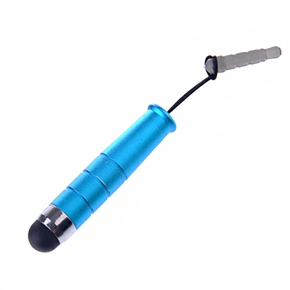 BuySKU60603 Universal Capacitive Stylus Pen with Earphone Jack Plug for iPhone/ iPad/ iPod (Blue)