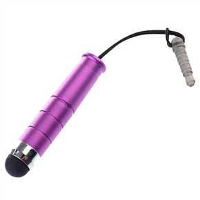 BuySKU60466 Universal Capacitive Stylus Pen with Earphone Jack Plug for iPhone/ iPad/ iPod (Purple)