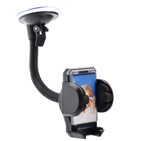 BuySKU67270 Universal Multifunctional 360 Rotating & Stretchable Car Mount Holder Stand Cradle for Cellphone /MP3 /GPS /PDA (Black)