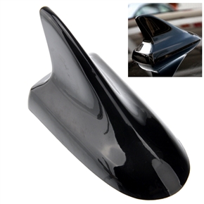 BuySKU67033 Universal Shark Fin Shaped Car Roof Mounting Decorative Antenna (Black)