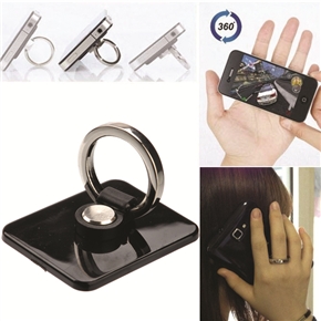 BuySKU65459 Universal Washable Adhesive Ring Bracket Stand for iPhone /iPad /iPod /Mobile Phone /MP3 /MP4 (Black)