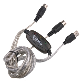 BuySKU67801 Useful USB MIDI Cable with Blue Adapter