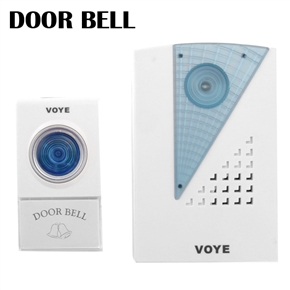 BuySKU66599 VOYE V001A 38 Tunes Remote Control Wireless Doorbell Door Bell (White)