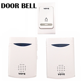 BuySKU66312 VOYE V006B2 38 Tunes Mini Home Security Digital Wireless Door Bell (White)