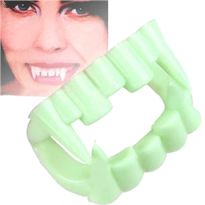 BuySKU61720 Vampire Teeth Brace Toy for Parties /Costume Balls /Halloween (Light Green)